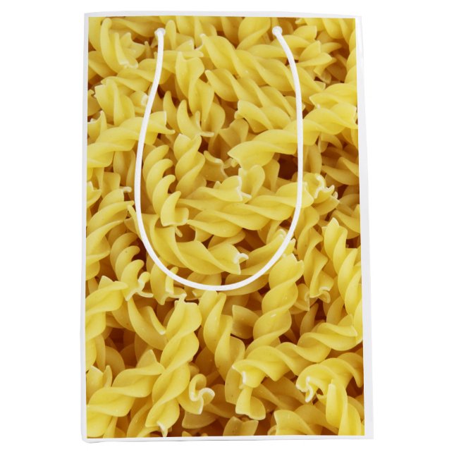 Getrocknete Pasta (italienisches Essen) Mittlere Geschenktüte (Vorderseite)