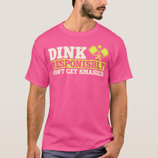 Getrocknete, verantwortungsvolle Pickleball-Ball T-Shirt