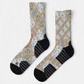 Getrocknete weiße Rosen Socken
