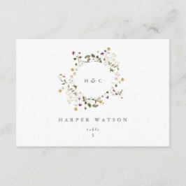 Getrocknete Wildblume Pampas Floral Hochzeit Platz Einladung