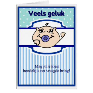 Getroffenes Veels geluk die bondeltjie vreugde