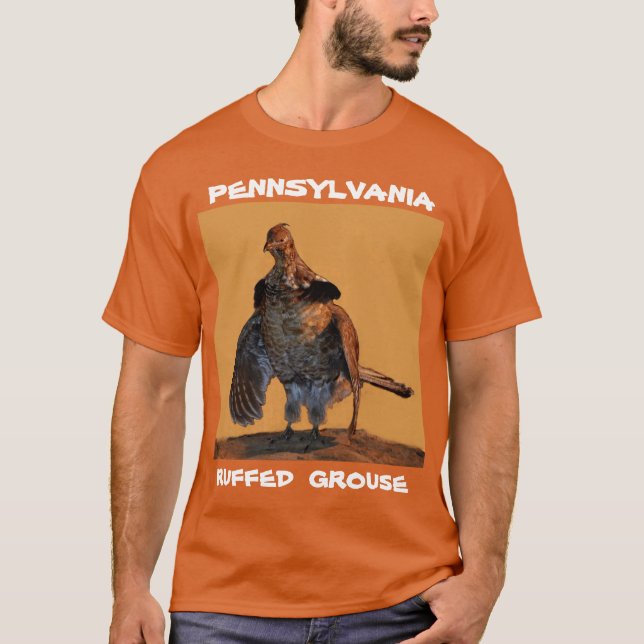 Getrumpftes Waldhuhn (Pennsylvania) T-Shirt (Vorderseite)