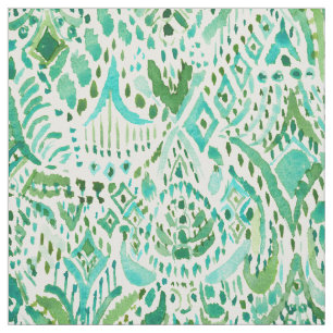 GETTIN' TURA Green Aqua Sea Turtle Tribal Stoff