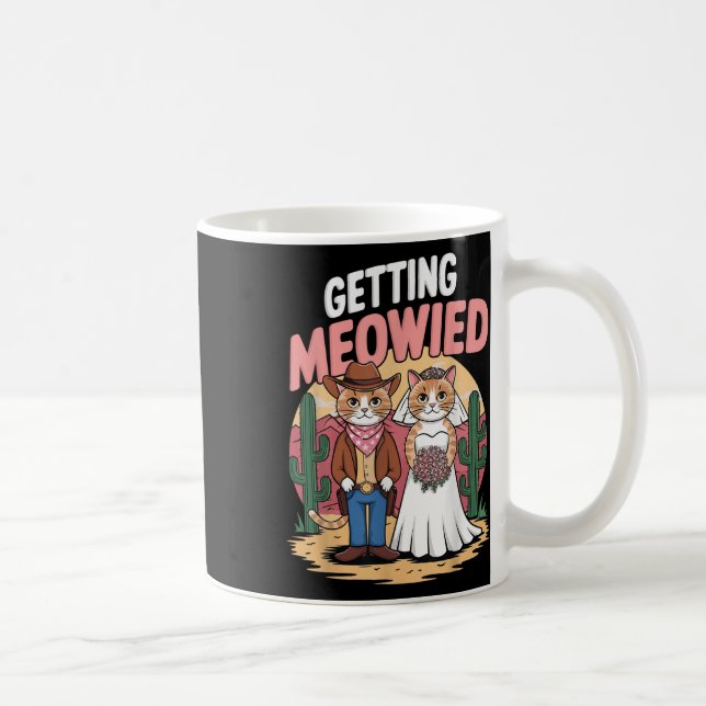 Getting Meowied Bachelorette _4 Kaffeetasse (Rechts)