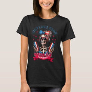 Getting Star Spangled Hammered 4. Juli Funny S T-Shirt