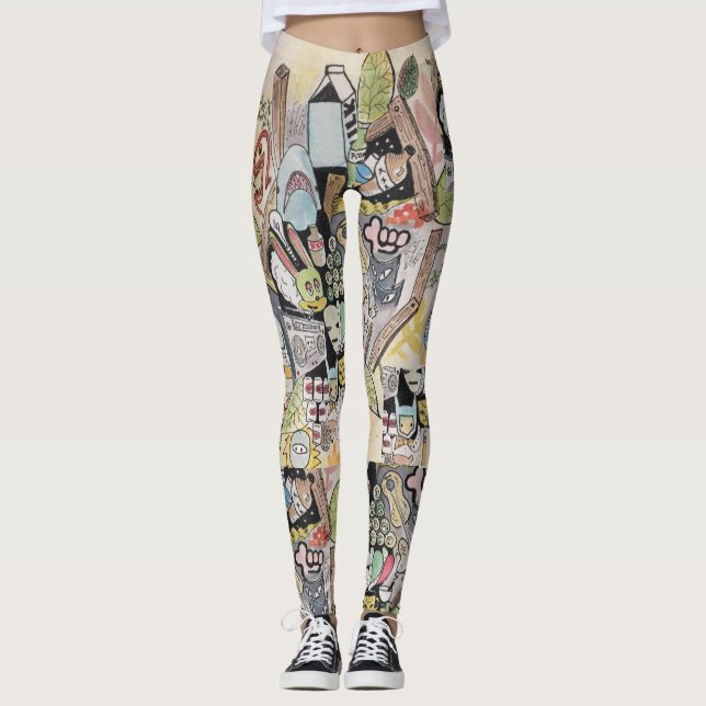 Getto-Bläser-Leggings Leggings (Vorderseite)