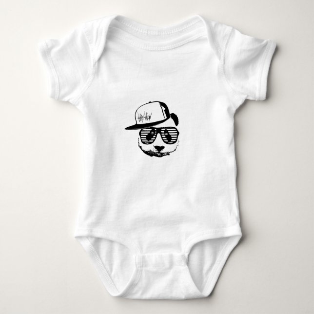 Gettopanda Baby Strampler (Vorderseite)