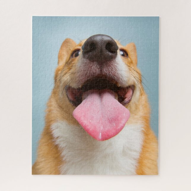 Getty Bilder| sehr glücklicher Corgi Puzzle (Vertikal)