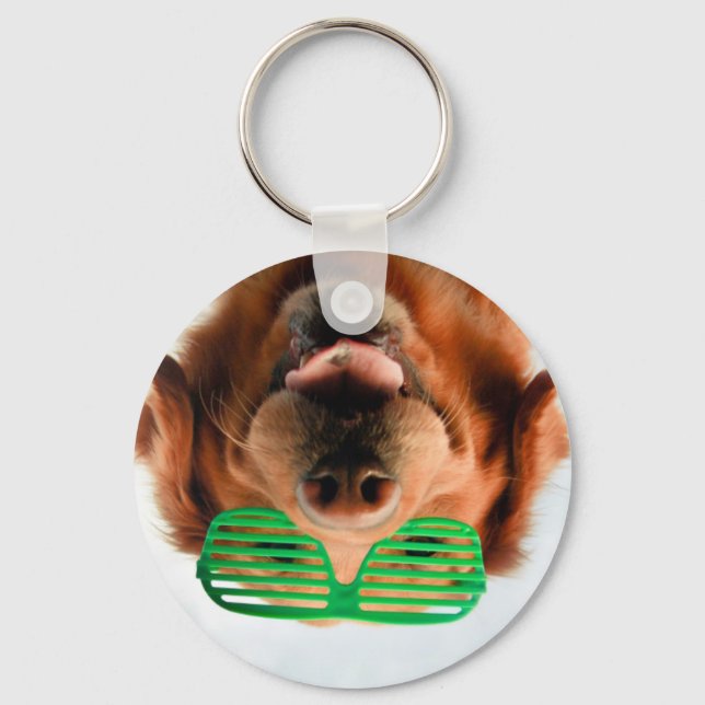 Getty Images | Brillenhund Schlüsselanhänger (Vorderseite)