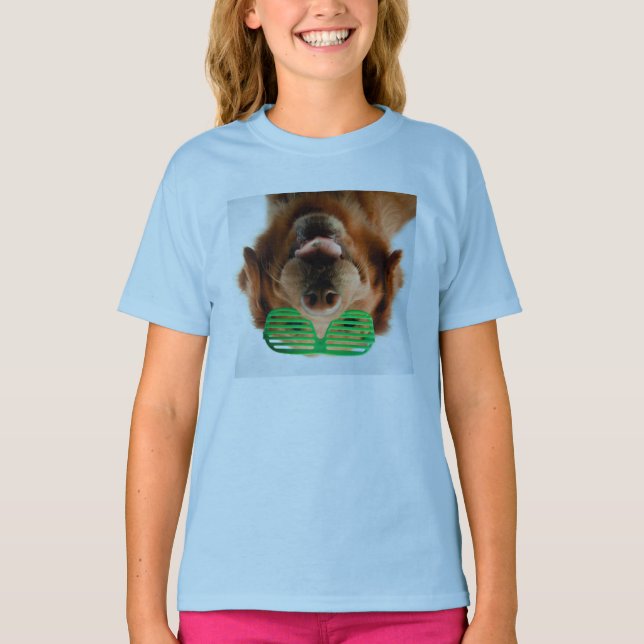 Getty Images | Brillenhund T-Shirt (Vorderseite)