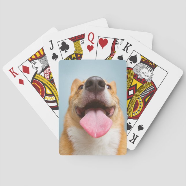 Getty Images | Sehr glücklich Corgi Spielkarten (Rückseite)
