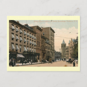 Getty Square, Yonkers, New York Vintage-Style Postkarte