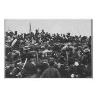 Gettysburg Address Foto 1863 of Lincoln