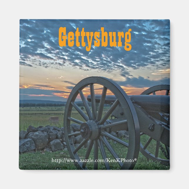 Gettysburg Cannon II Magnet (Vorne)
