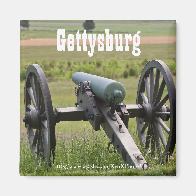 Gettysburg Cannon Magnet (Vorne)