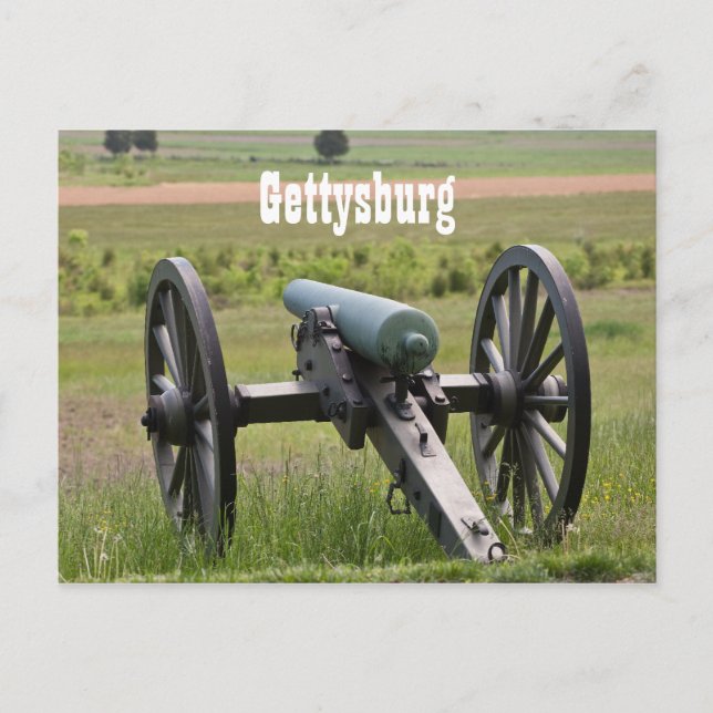 Gettysburg Cannon Postcard Postkarte (Vorderseite)