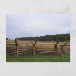 Gettysburg im Herbst auf dem Schlachtfeld Postkarte