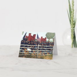 Gettysburg, Kampf an der Ziegelei-Anmerkungs-Karte Karte