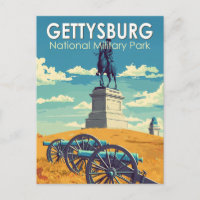 Gettysburg National Military Park Reise Kunst Retr