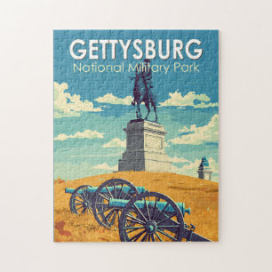 Gettysburg National Military Park Reise Kunst Retr Puzzle