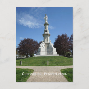 Gettysburg Nationalfriedhof Postkarte