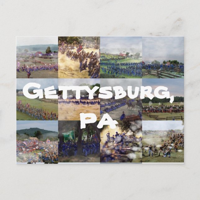 Gettysburg, PA Postkarte (Vorderseite)