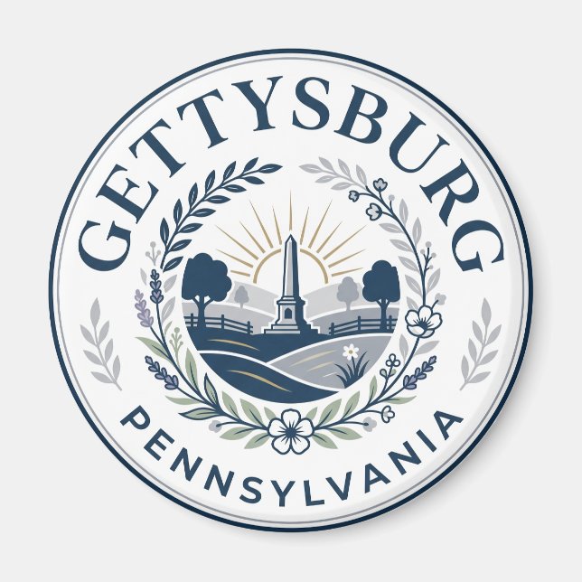 Gettysburg, Pennsylvania Pennsylvania Magnet (Vorne)