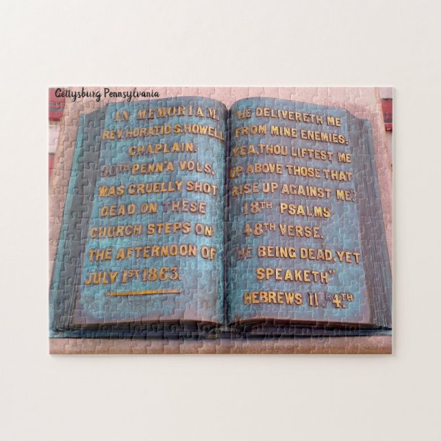 Gettysburg Pennsylvania Puzzle (Horizontal)
