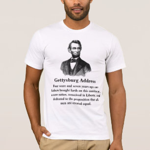 Gettysburg Rede Abraham Lincoln 19.11.1863 T-Shirt