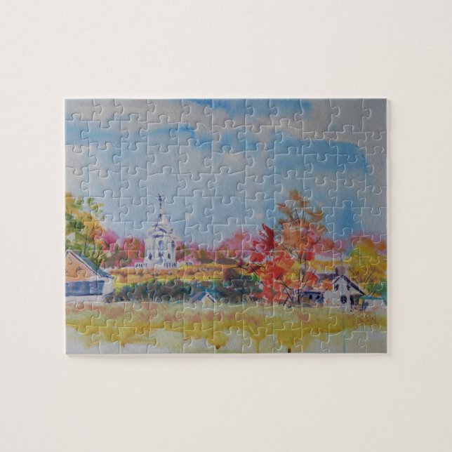 Gettysburg-Schlachtfeld-Landschaft / Larry Lerew Puzzle (Horizontal)