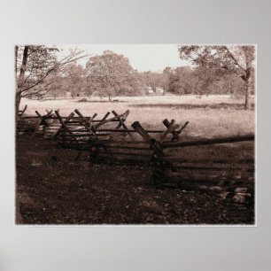 Gettysburg - Schlachtfeld-Poster #1 Poster