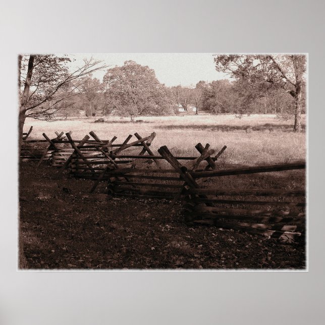 Gettysburg - Schlachtfeld-Poster #1 Poster (Vorne)