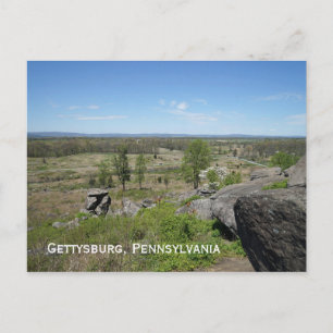 Gettysburg-Schlachtfeld Postkarte