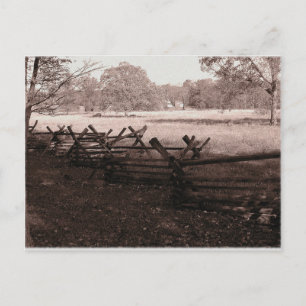 Gettysburg - Schlachtfeld-Postkarte #1 Postkarte