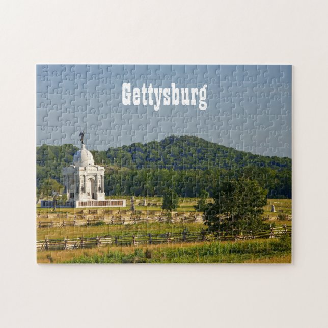 Gettysburg-Schlachtfeld-Puzzlespiel Puzzle (Horizontal)