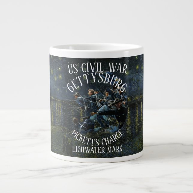 GETTYSBURG SEZESSIONSKRIEG PICKETTS CHARGE Jumbo-Tasse (Vorderseite)