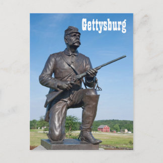Gettysburg Statue II Postkarte