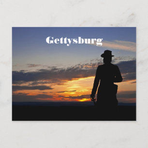 Gettysburg Sunset Postcard Postkarte