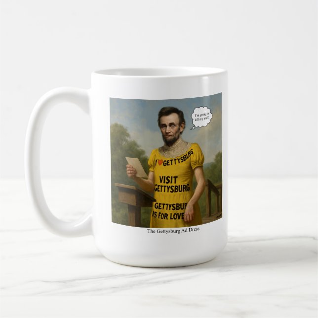 Gettysburg und Dress Kaffeetasse (Links)