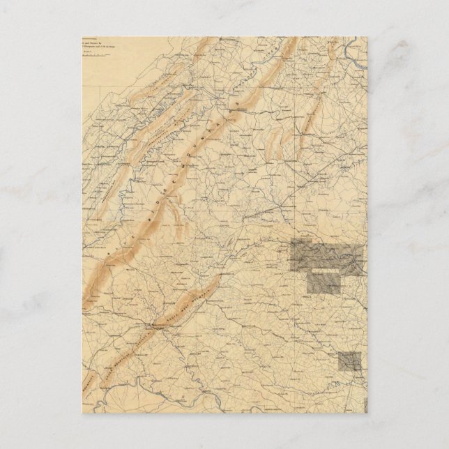 Gettysburg, Virginia Postkarte (Vorderseite)