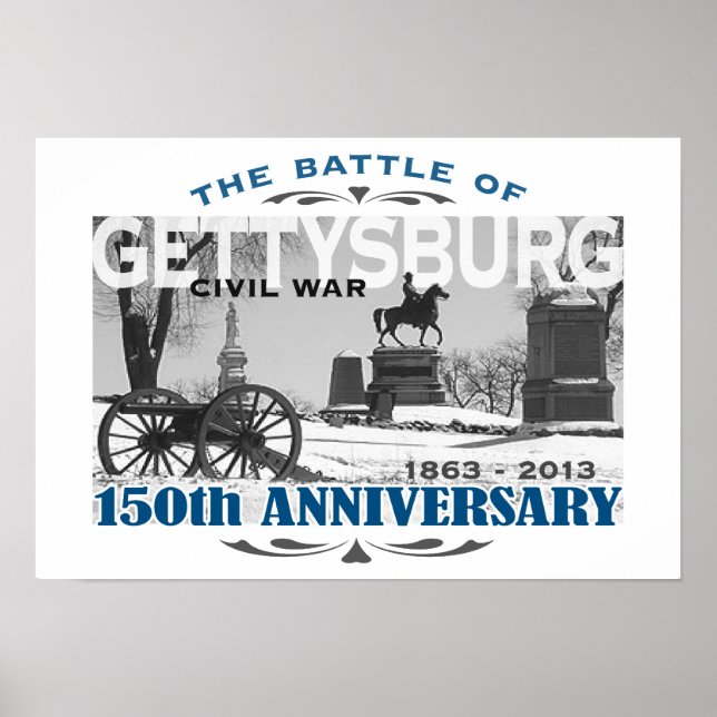 Gettysburger Schlacht 150 Jahrestag Poster (Vorne)