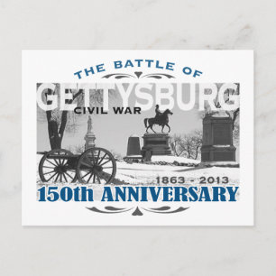 Gettysburger Schlacht 150 Jahrestag Postkarte