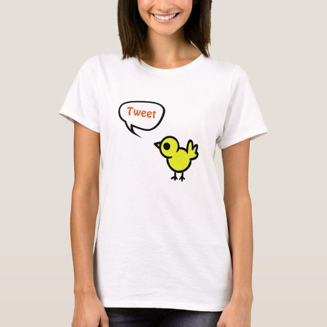 Getweetet Bird-Shirt T-Shirt (Vorderseite)