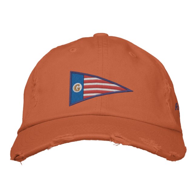 GEUEE Flaggschiff-Serie: Amerika Bestickte Baseballkappe (Vorderseite)