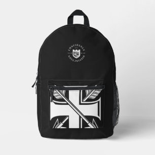 GEUEE Vintage Knight-Serie Bedruckter Rucksack