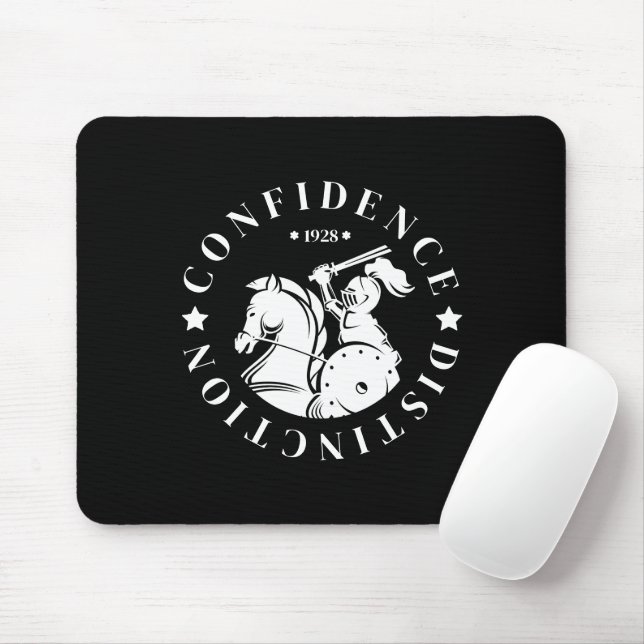 GEUEE Vintage-Ritter-Serie Mousepad (Mit Mouse)