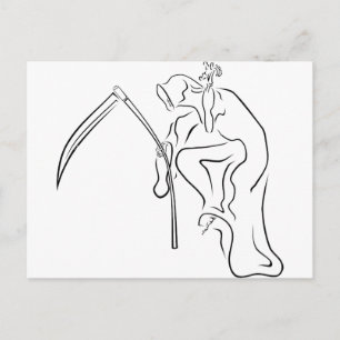 Gevatter / Pate / Grimmiger HIP HOP Postkarte