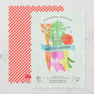 Gewachsen mit Liebe-Garten-Baby-Duschen-Einladung Einladung