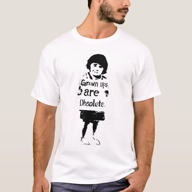 Gewachsenes Ups sind veraltet T-Shirt (Vorderseite)