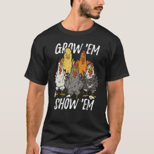 Gewächshaus "em u2013 Gewitterhühner-Bauer-Küken" T-Shirt